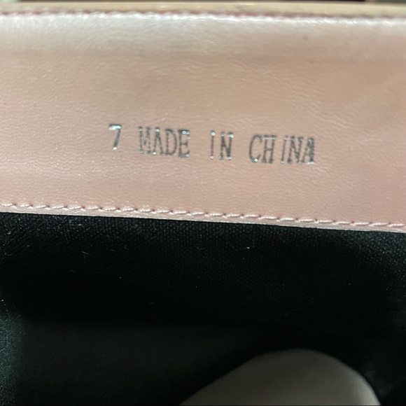 Contrast Pink + Black Pointed Heeled Booties - Picture 7 of 8